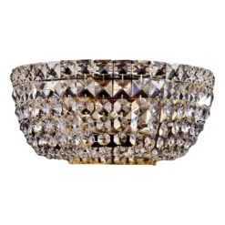 Maytoni Basfor aplique, elegante cortina cristal