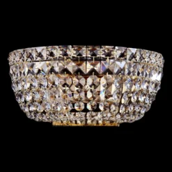 Maytoni Basfor aplique, elegante cortina cristal