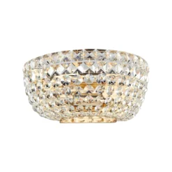 Maytoni Basfor aplique, elegante cortina cristal