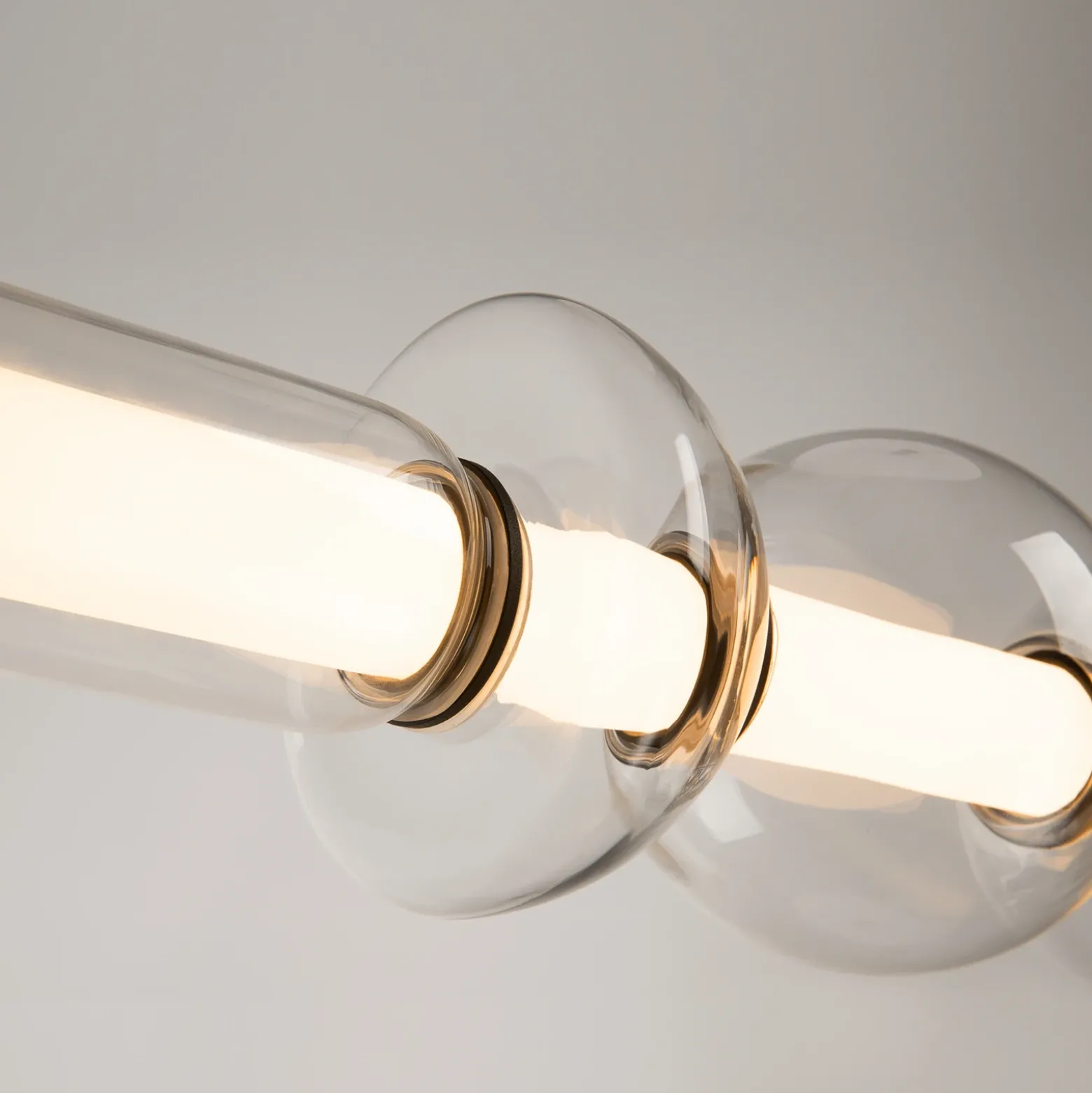 Maytoni Cosmo lámpara colgante LED, negro, longitud 98 cm, cristal