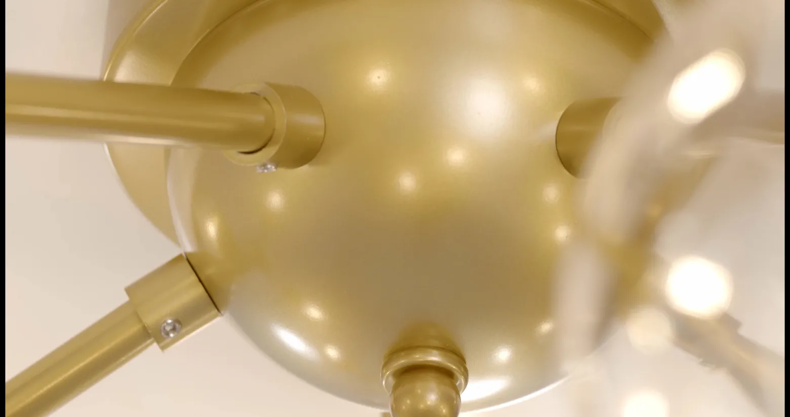 Maytoni Dallas plafón, 20 esferas de vidrio, oro