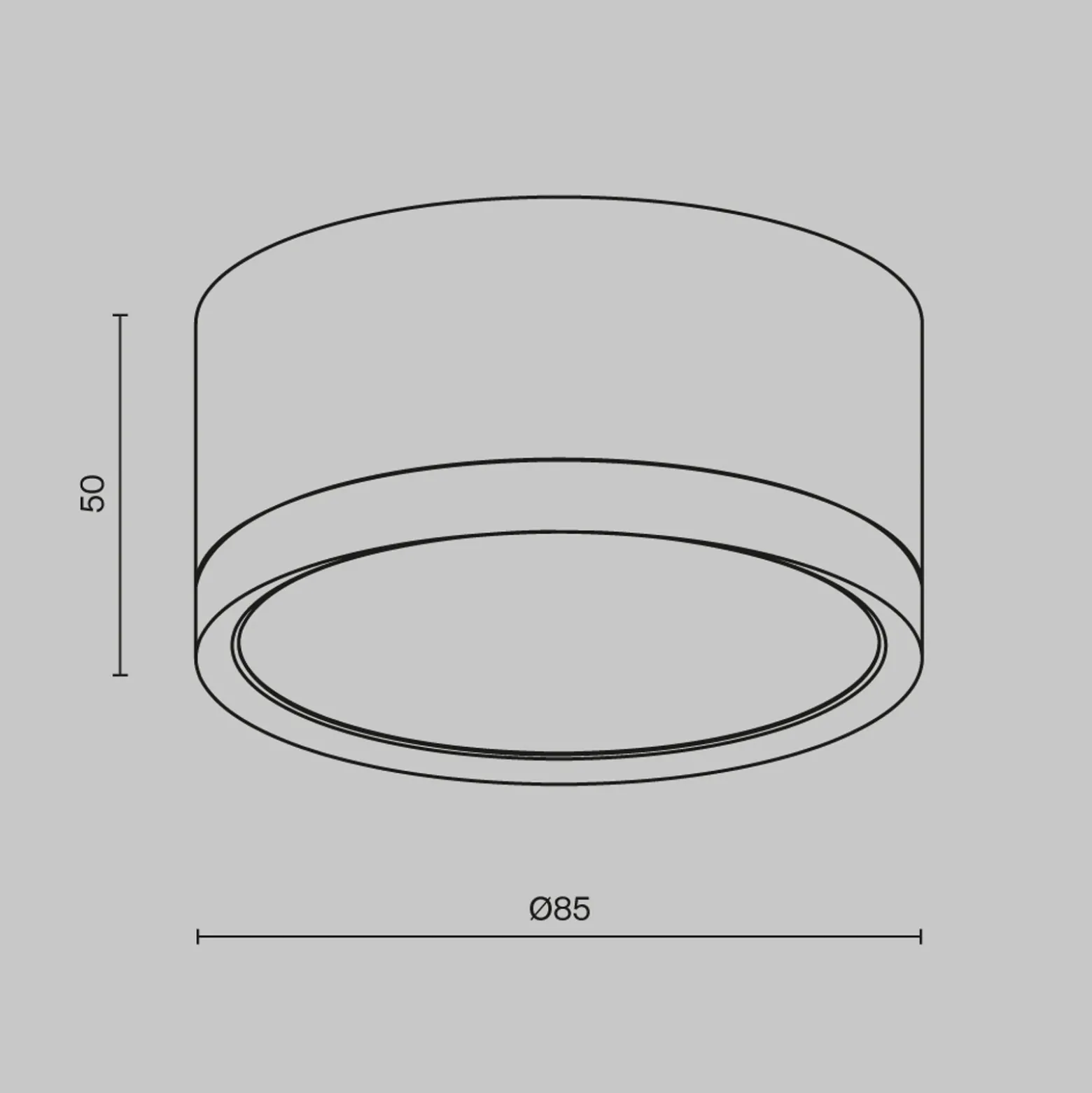 Maytoni downlight Aro, negro/oro Altura 5 cm Ø 8,5 cm GX53