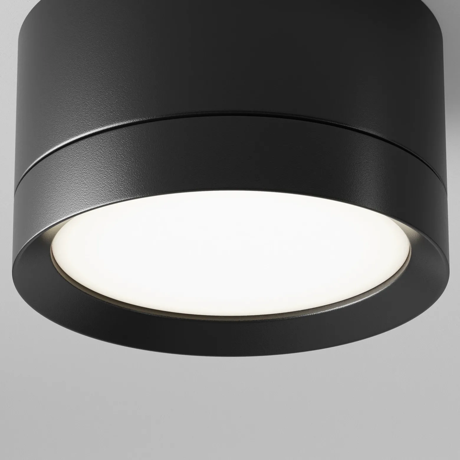 Maytoni downlight Hoop, negro, altura 5 cm Ø 8,5 cm aluminio GX53