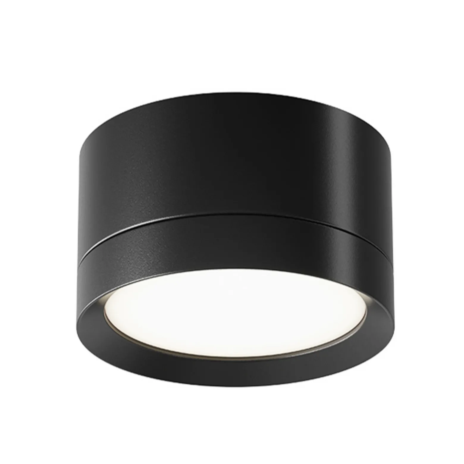 Maytoni downlight Hoop, negro, altura 5 cm Ø 8,5 cm aluminio GX53