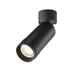 Maytoni Downlight LED Focus Zoom, negro, 4.000 K, giratorio
