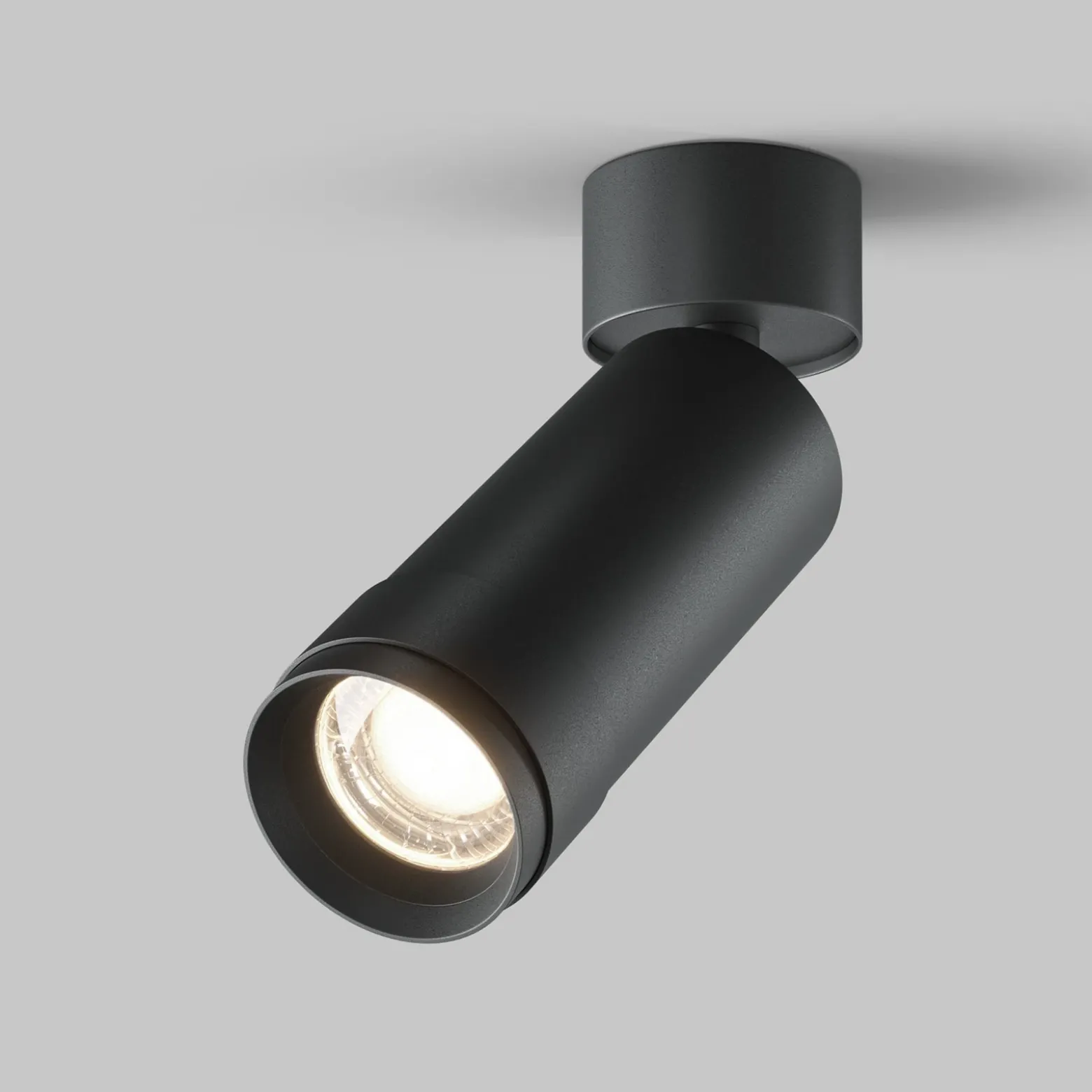 Maytoni Downlight LED Focus Zoom, negro, 4.000 K, giratorio