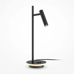 Maytoni Estudo lámpara de mesa LED, negro Altura 45,5 cm metal