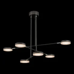 Maytoni Fad LED pantallas giratorias 6 luces