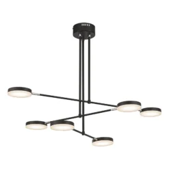 Maytoni Fad LED pantallas giratorias 6 luces