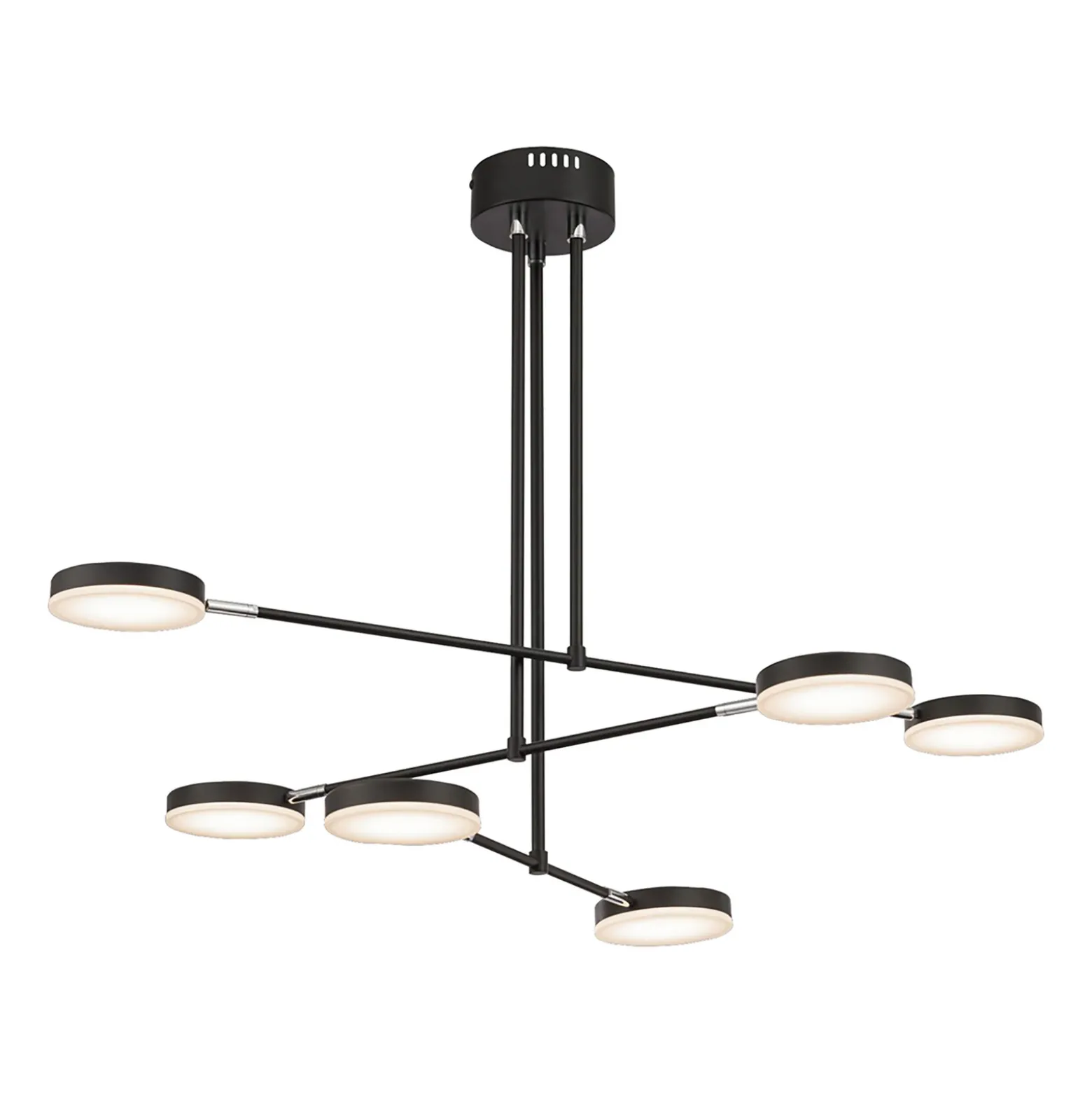 Maytoni Fad LED pantallas giratorias 6 luces