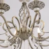 Maytoni Grace lámpara araña 8 luces latón/blanco