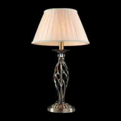 Maytoni Grace lámpara de mesa 1 luz latón/beige