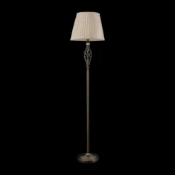 Maytoni Grace lámpara de pie 1 luz latón/beige