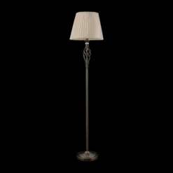 Maytoni Grace lámpara de pie 1 luz latón/beige