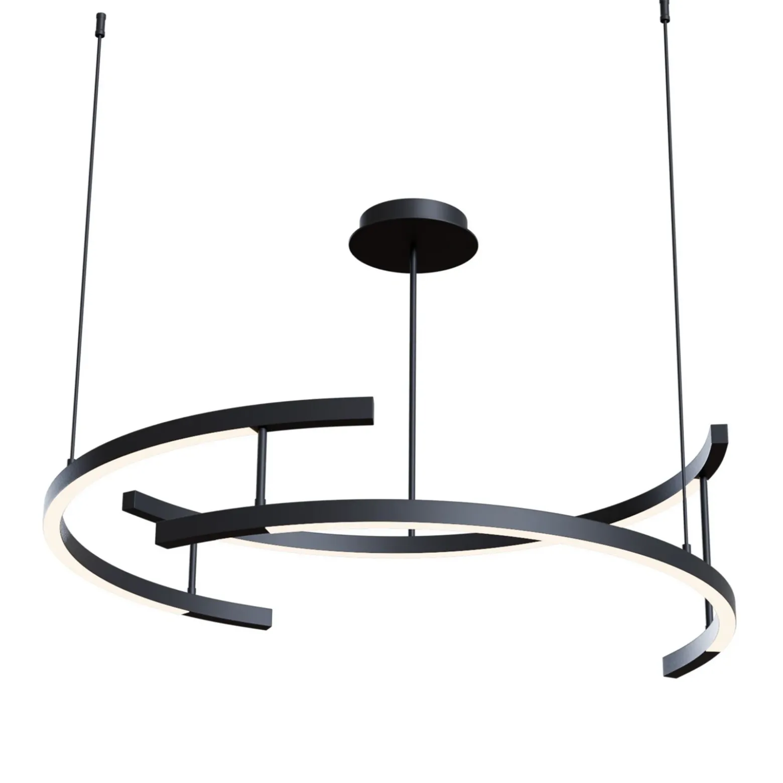 Maytoni Line lámpara colgante LED redondo, 4.000 K