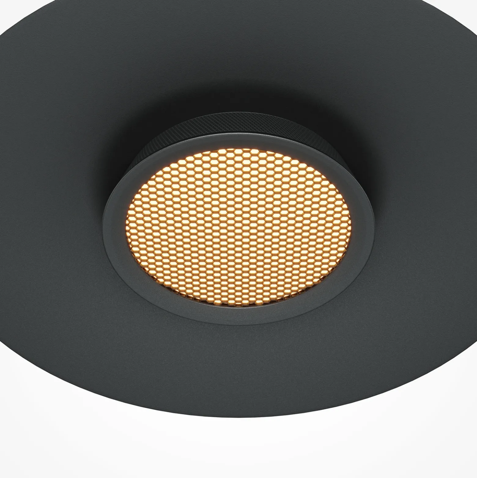 Maytoni lámpara colgante LED El, Ø 35 cm, negro, aluminio