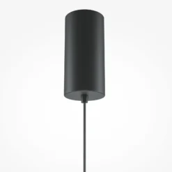 Maytoni lámpara colgante LED El, Ø 15,3 cm, naranja, aluminio
