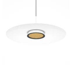 Maytoni lámpara colgante LED El, Ø 50 cm, blanco, aluminio