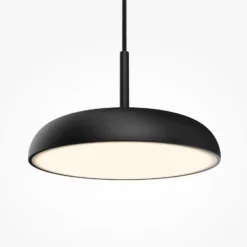 Maytoni lámpara colgante LED Gerhard, negra, Ø 30 cm, metal