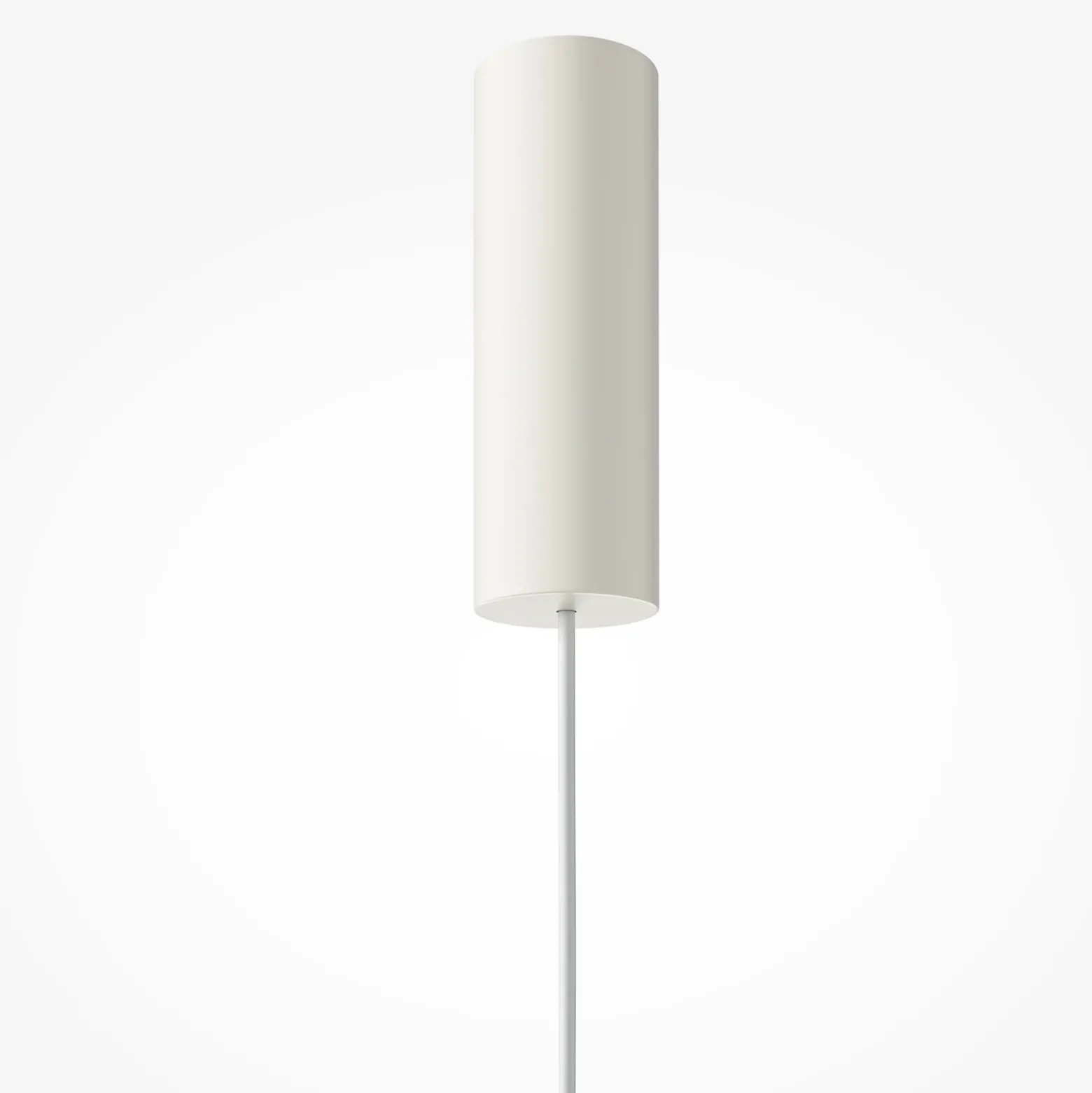 Maytoni lámpara colgante LED Kyoto, blanca, Ø 22 cm, cristal, metal