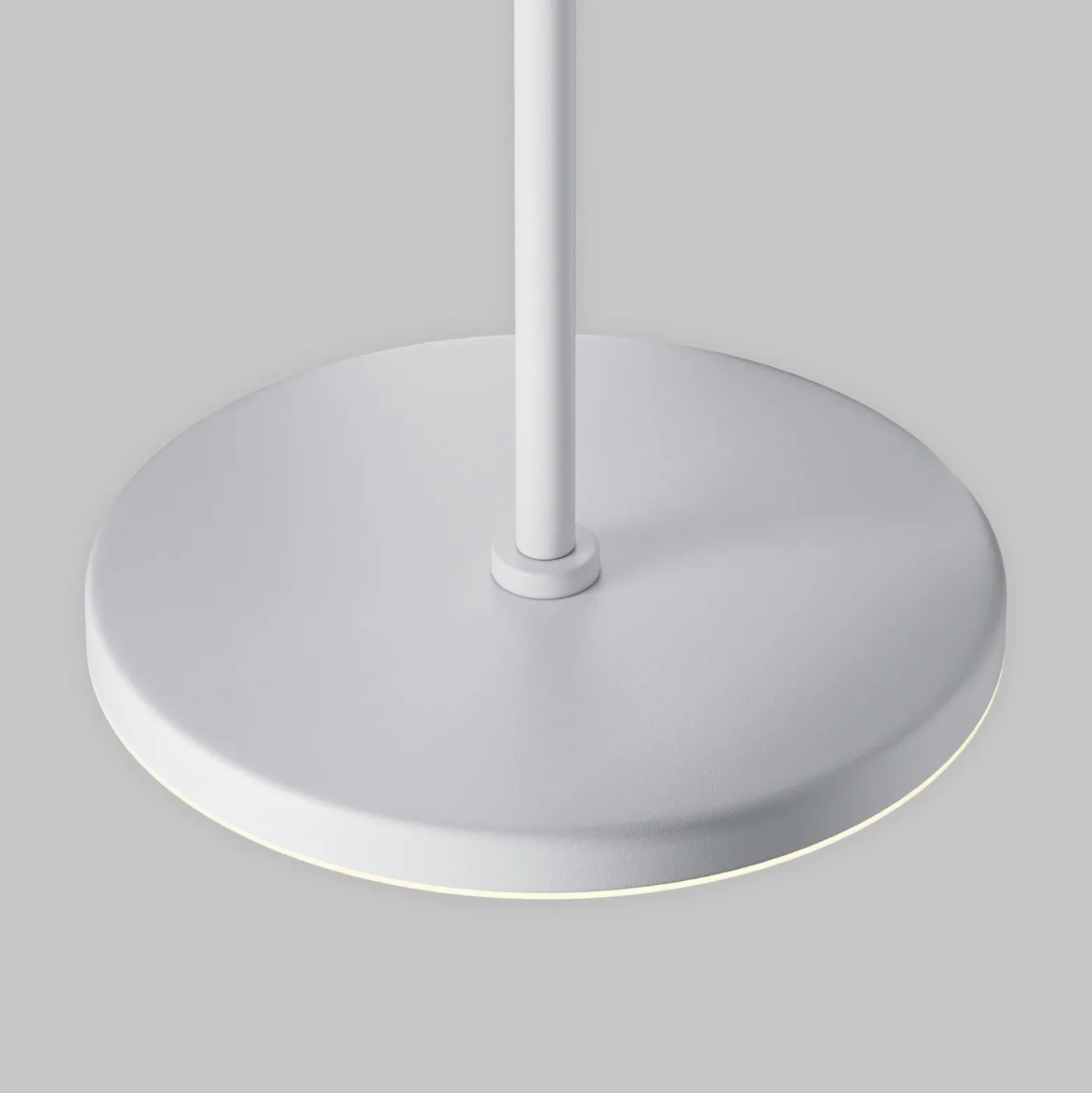 Maytoni lámpara colgante LED Plato, blanca, Ø 18,5 cm, aluminio