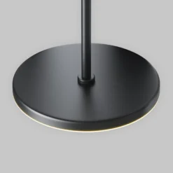 Maytoni lámpara colgante LED Plato, negra, Ø 18,5 cm, aluminio
