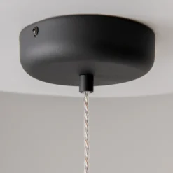 Maytoni Lámpara colgante LED Spirito, gris humo, cristal, Ø 26 cm