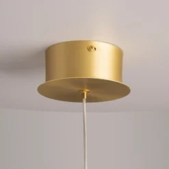 Maytoni lámpara colgante LED Splash, transparente, Ø 20 cm, cristal