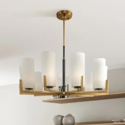 Maytoni lámpara de araña Fortano, 10 luces, cristal, E27