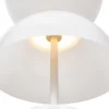 Maytoni lámpara de mesa LED Kyoto, blanca, altura 46 cm, mármol
