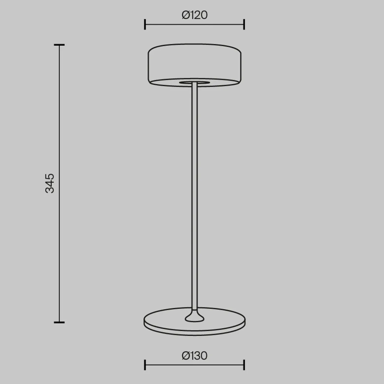 Maytoni Lámpara de mesa LED recargable AI Collaboration, aluminio, blanco