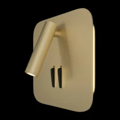 Maytoni los 176 aplique LED, 3.000K, angular, oro