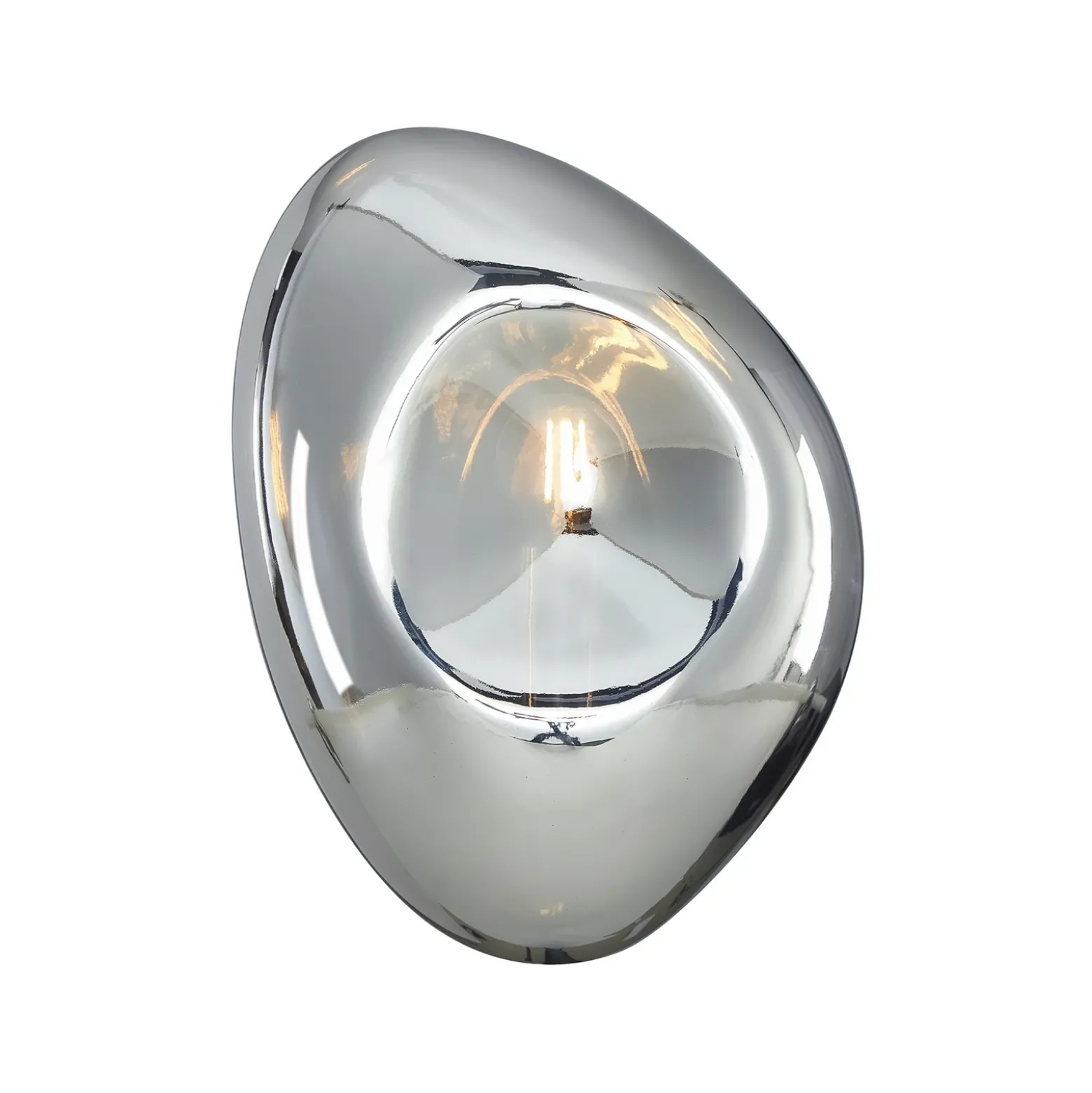 Maytoni Mabell aplique de vidrio, cromo