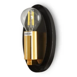 Maytoni Mabell aplique de vidrio, oro