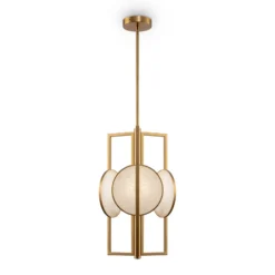 Maytoni Marmo lámpara colgante en oro, 3 luces