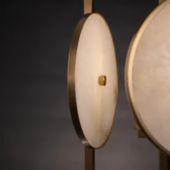 Maytoni Marmo lámpara colgante en oro, 3 luces