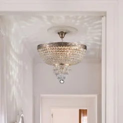 Maytoni Palace lámpara de araña, pantalla cristal