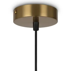Maytoni Ring colgante 2 luces latón/blanco