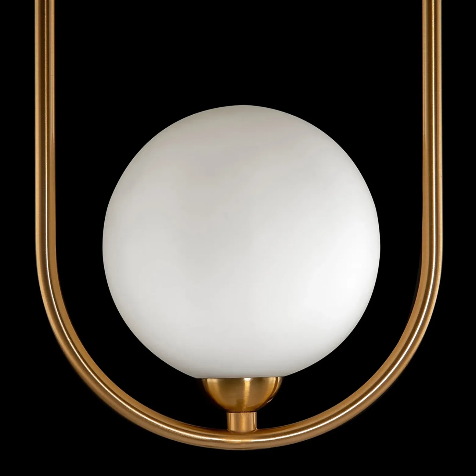 Maytoni Ring colgante 2 luces latón/blanco