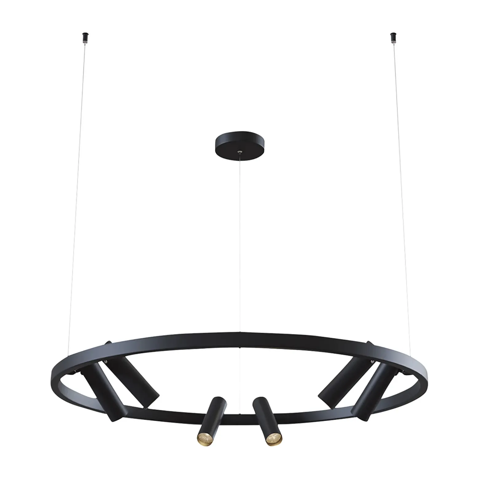 Maytoni Satellite colgante LED 3.300 K negro