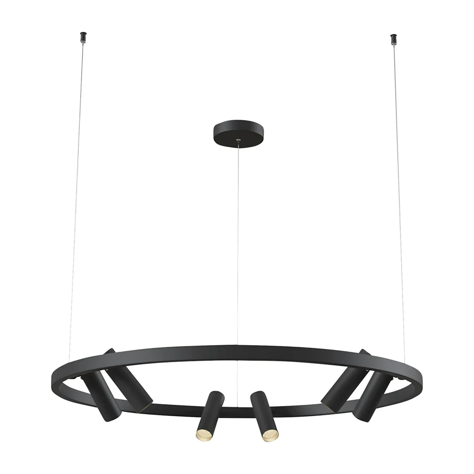 Maytoni Satellite colgante LED 3.300 K negro