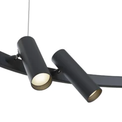 Maytoni Satellite colgante LED 3.300 K negro
