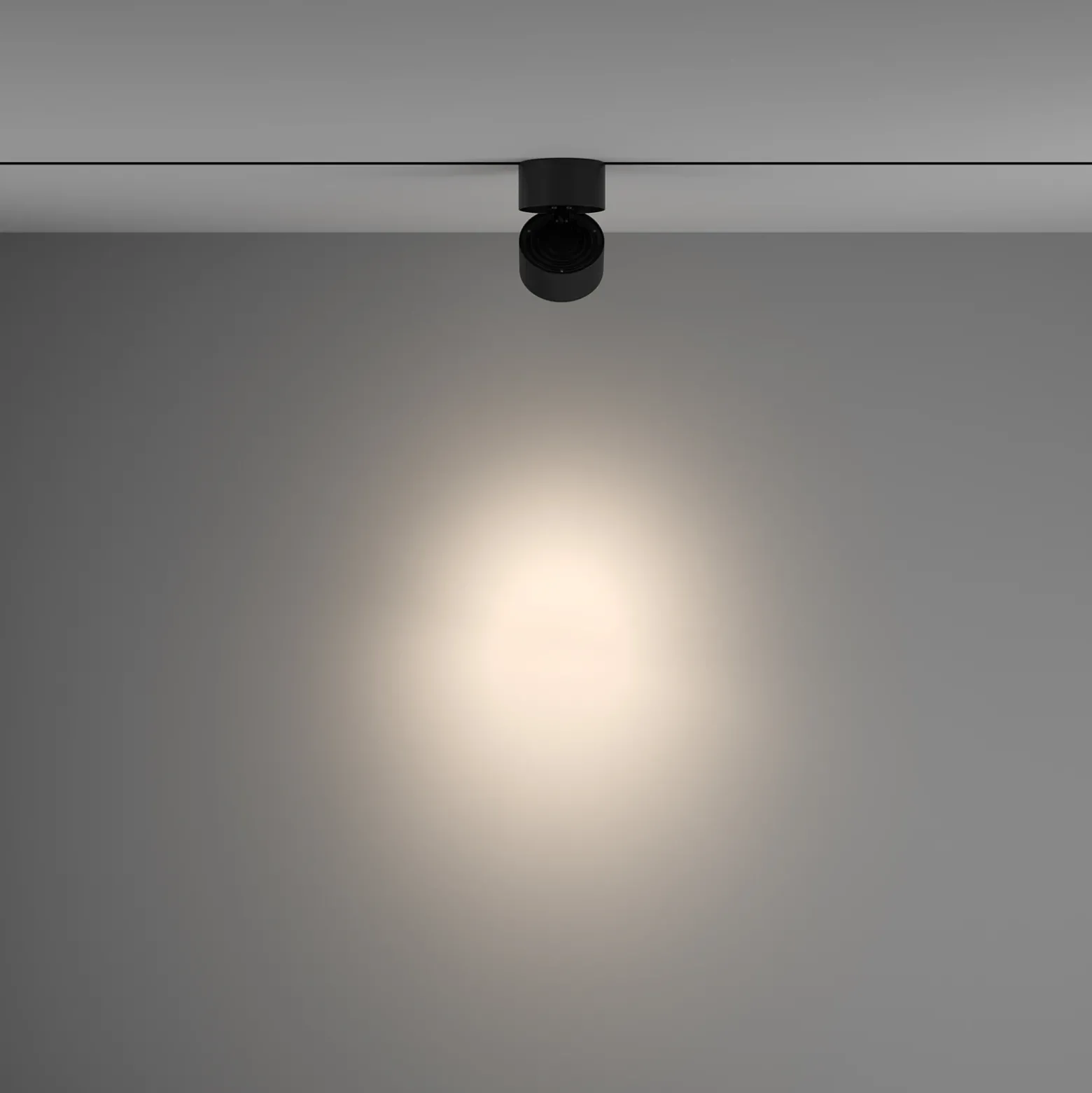 Maytoni Yin foco LED Sistema Unity, triac, 940, negro