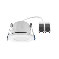 MEGAMAN Foco empotrable LED Tego Slim, paquete de 10, 4.000 K, blanco