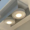 MEGATRON Cardano foco de techo LED 2 luces blanco