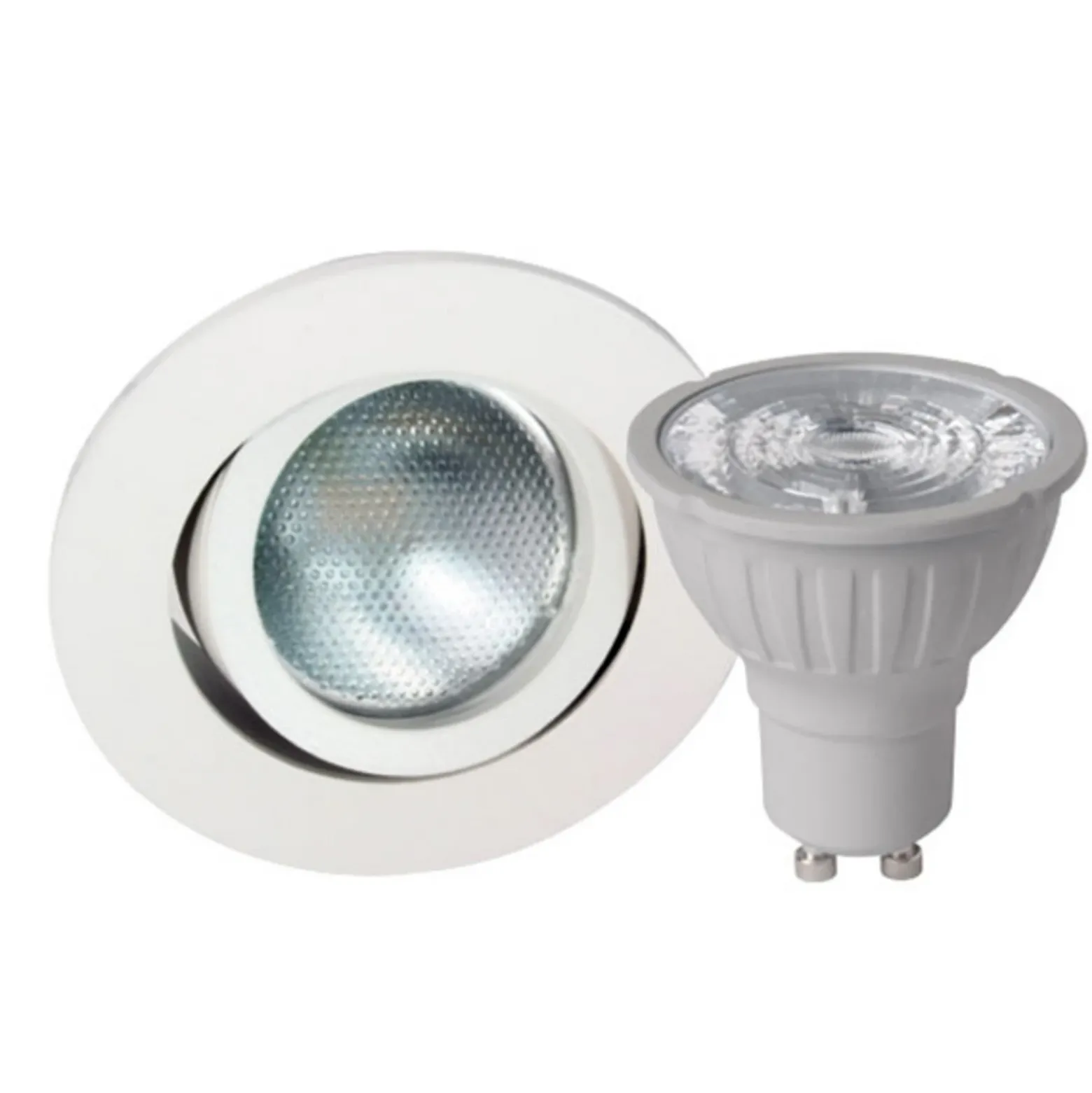 Megatron DecoclicSet foco GU10 5,2W blanco