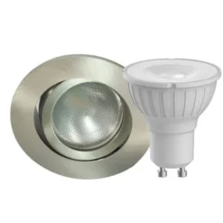 Megatron DecoclicSet foco LED GU10 5W hierro