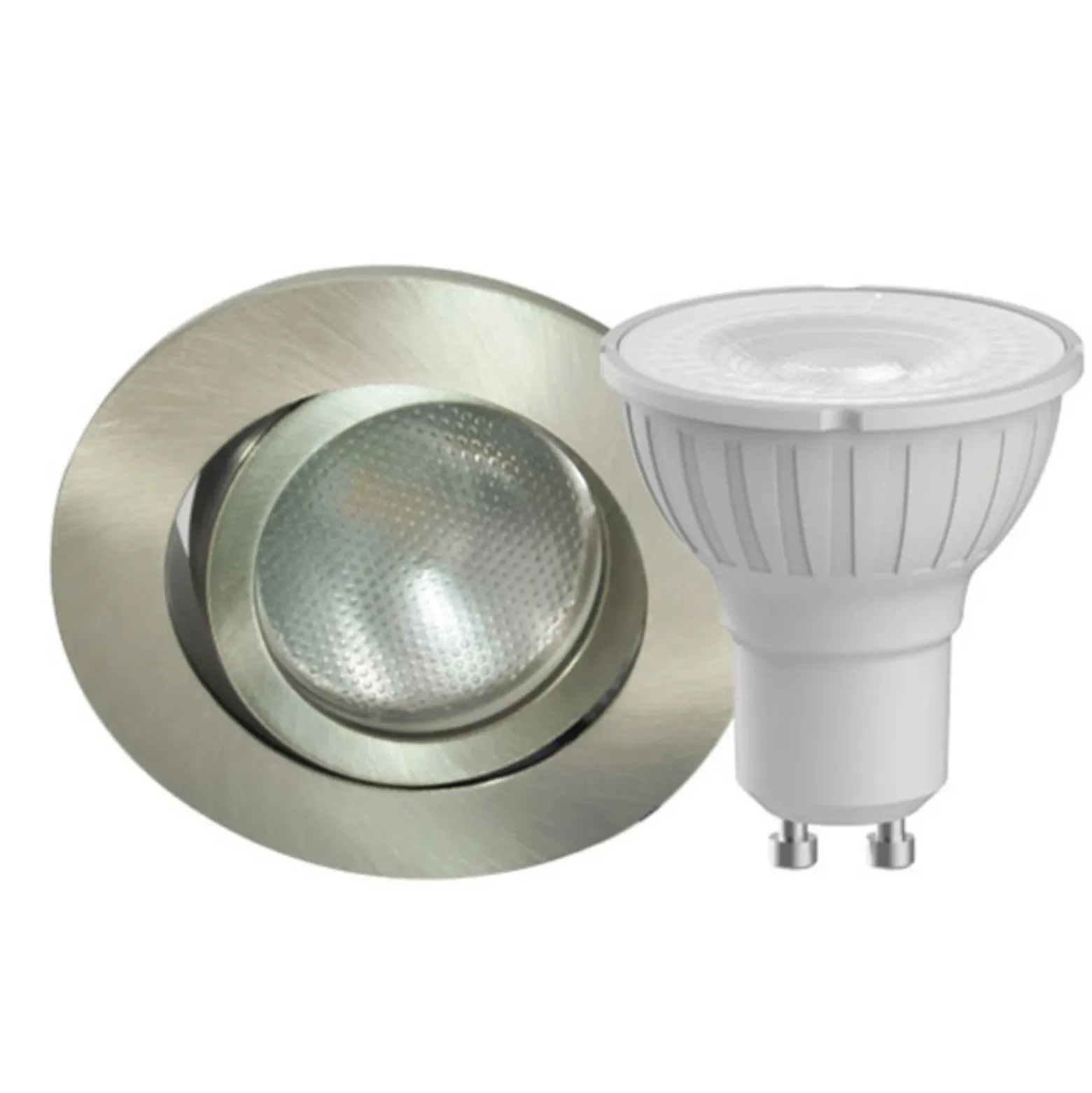 Megatron DecoclicSet foco LED GU10 5W hierro