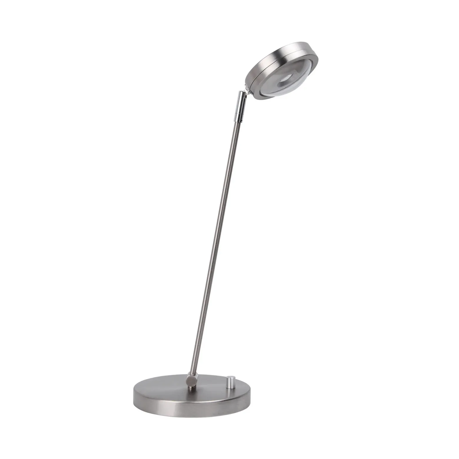 Megatron Ottica Lámpara de mesa LED con atenuador, titanio