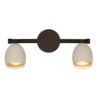 Menzel Provence mate lámpara de pared 2 luces